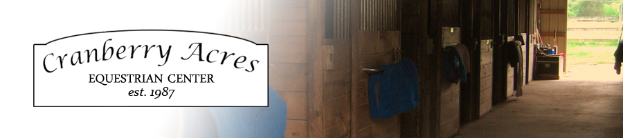 Cranberry Acres Equestrian Center logo