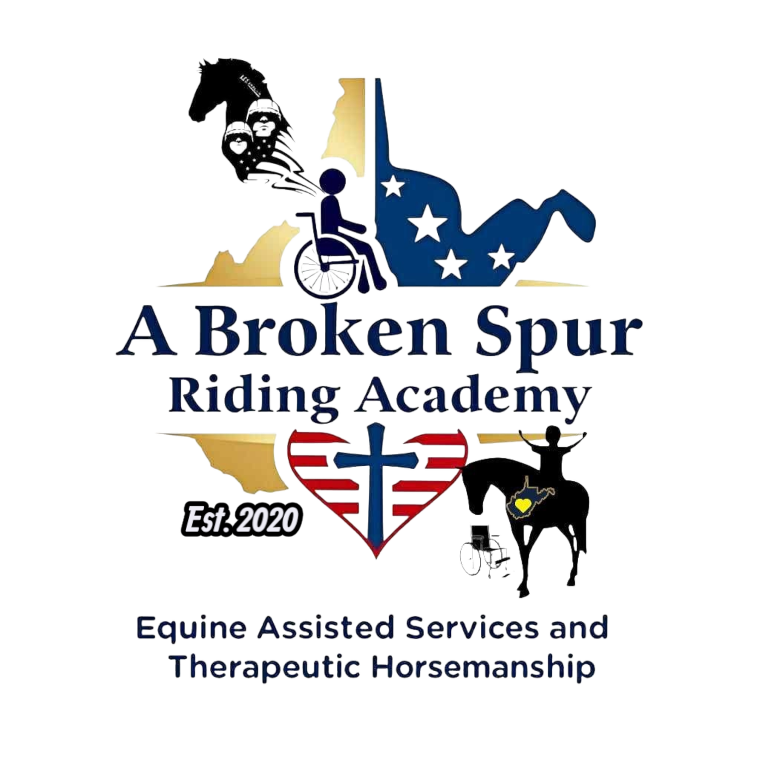 A Broken Spur Riding Academy logo