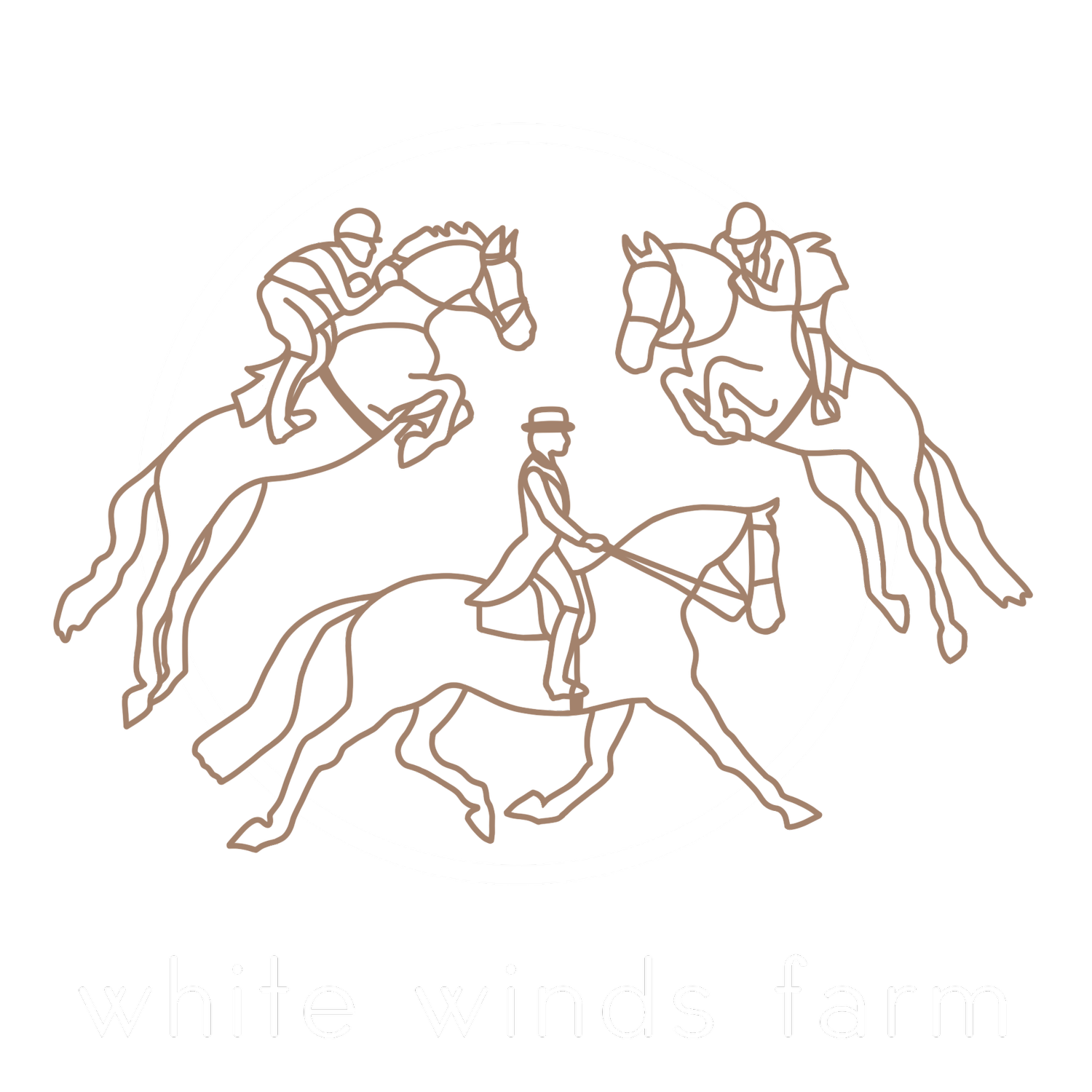 White Winds Farm Equestrian Center logo