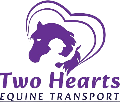 Two Hearts Equine Transport and Equestrian Center logo